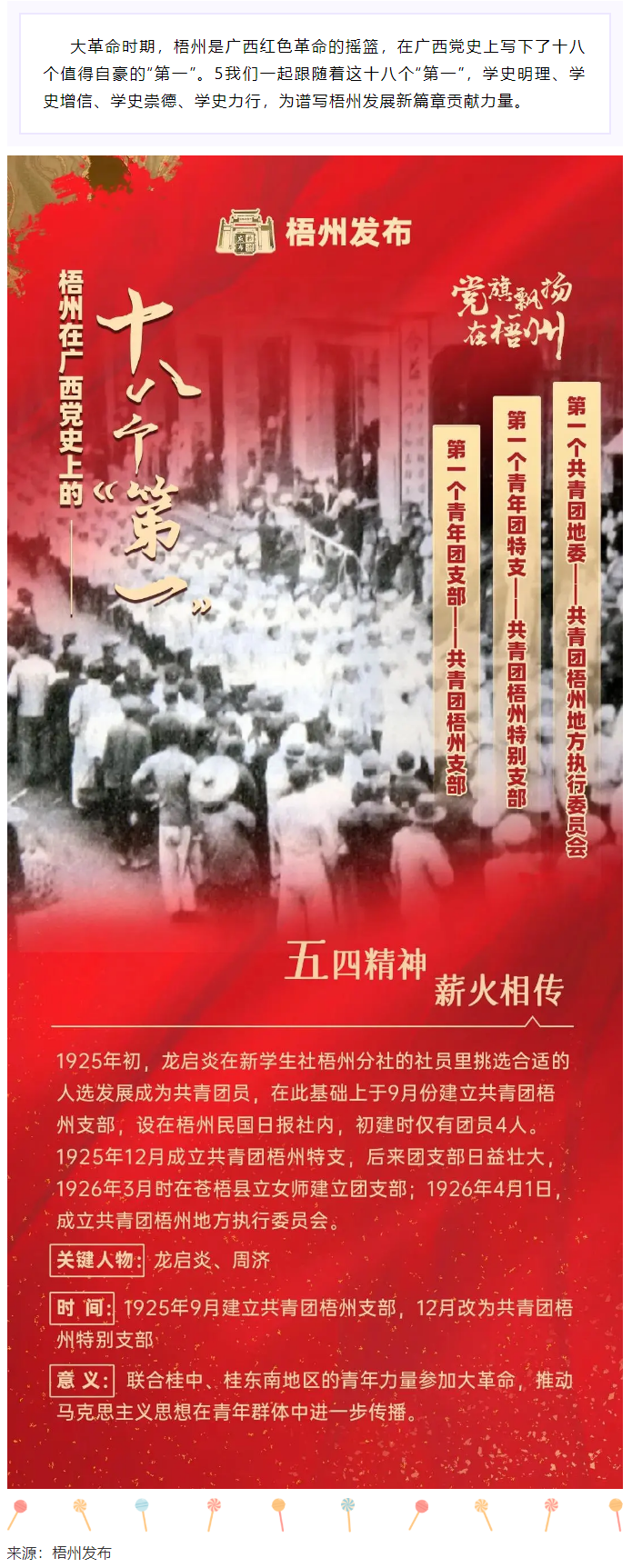 【職工學(xué)黨史】梧州的18個(gè)“第一”之⑾丨廣西第一個(gè)共青團(tuán)地委、第一個(gè)青年團(tuán)特支、第一個(gè)青年團(tuán)支部.png